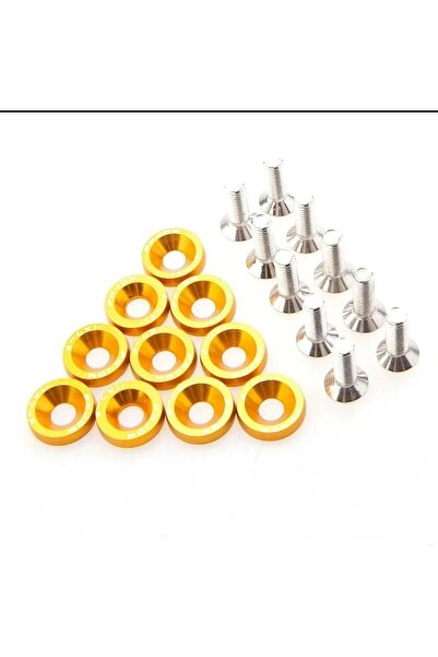 tr-escooter SCOOTER RENKLİ JDM VİDA PUL SETİ 10 LUPAKET Uyumlu