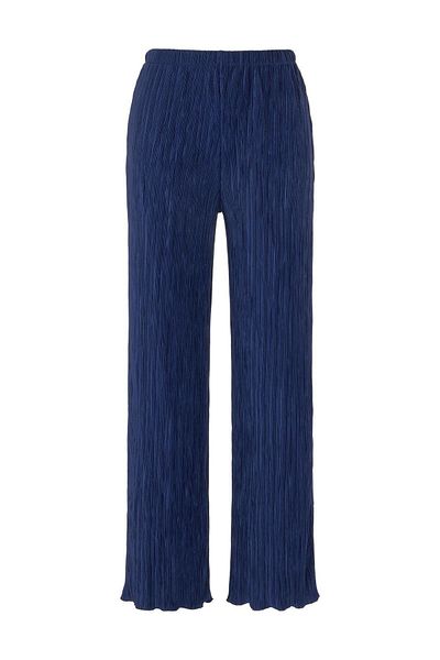 AQUELLA Παντελόνι με πλισέ Navy Blue