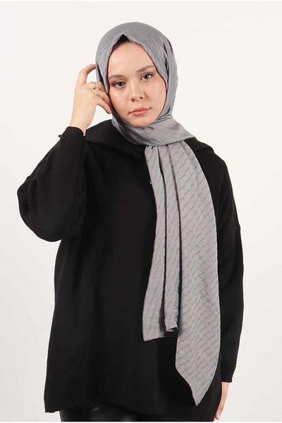 Pikas Stick Pattern Silky Viscose Shawl