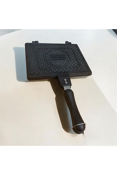 TAŞHAN Taşhan T-0686 Maxi Luxury Stove Top Hand Toaster - 26x20 cm Granite