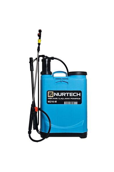 Nurtech Ilaçlama Pompası 16litre Manuel (kollu) M216-mavi