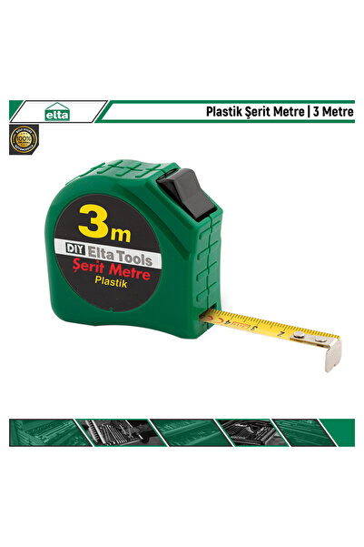Elta Пластиковий рулетка | 3 метри