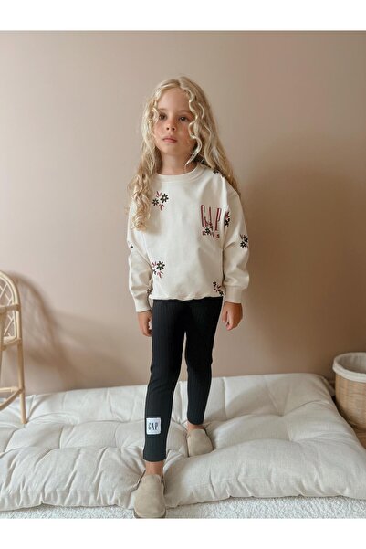 YİGİT BUTİK Yigit Boutique - Σετ κολάν για κορίτσια με φλοράλ στάμπα