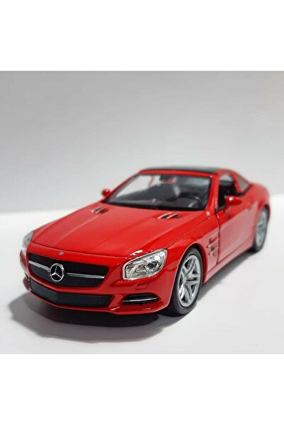 WELLY 1.36 ÖLÇEK WELLY MARKA LİSANSLI MERCEDES BENZ SL500 KIRMIZI RENK 12CM M...