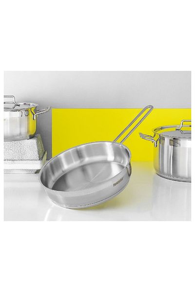 Hascevher Anett Steel Pan 28X8 cm - Without Lid