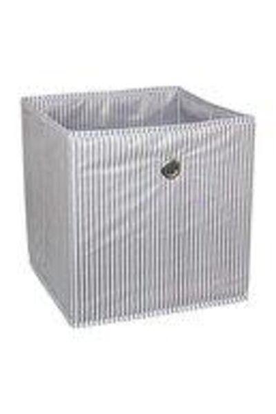 ALAS New Season Std 3-Piece Shelf Organizer Box Set - Nano Technology, Waterproof Grey Classic Fabric (30X30X30Cm)