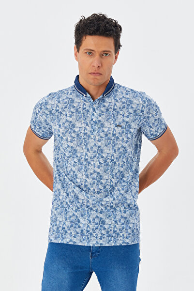 ModaPlaza Men's Polo Neck T-shirt 8035