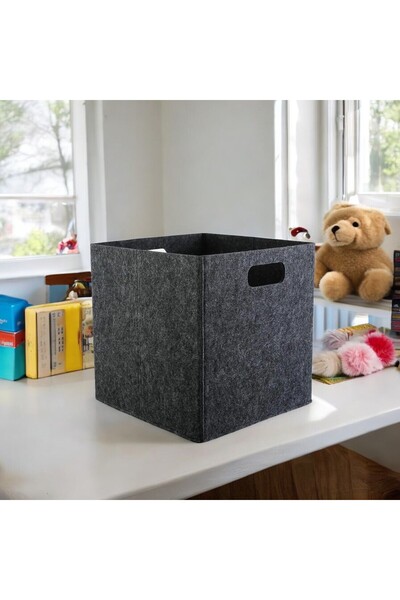 Next Craft Multipurpose Felt Box, 3-Piece Organizer, Cabinet Organizer, 3mm Felt, 32x32x32 cm