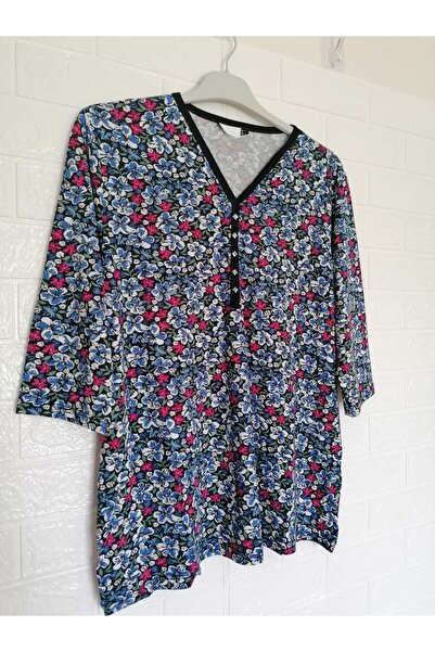 anne moda ankara Καλοκαιρινό μπλουζάκι με μανίκια Capri - Αδιάβροχο