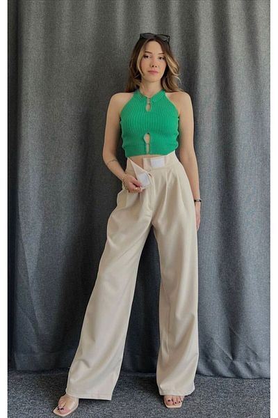 LAMİRA Neva Hook and Loop Κλείσιμο Ψηλόμεσο Μπεζ Palazzo