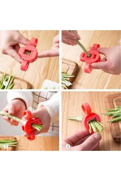 abnturk Fasülye Kesici Fasülye Açıcı Aparat Mutfak Kullanışlı Fasülye Açıcı D...