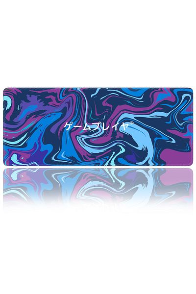 Xrades لوحة ماوس ألعاب أكوا ميكس مقاس 90 × 40 سم XXL