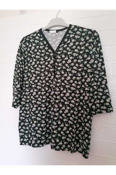 anne moda ankara Capri Sleeve Summer Buluz - Anti-Sweat