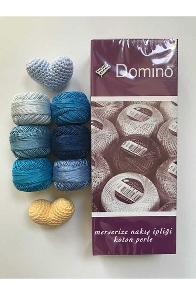 domino 8 Seturi de 6 șiruri de broderie Koton Perle