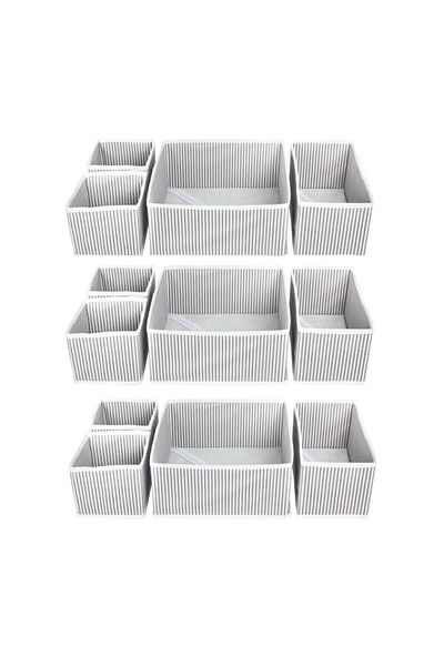 ALAS 3 Pieces of 4 Drawer Organizer Set