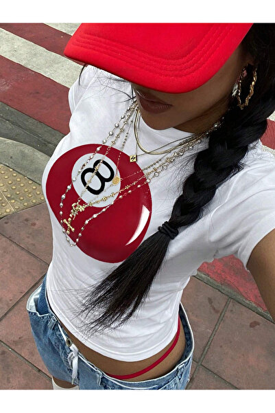 Bengi Clothing Γυναικεία μπλούζα με κοντό μανίκι Y2k Crop Top