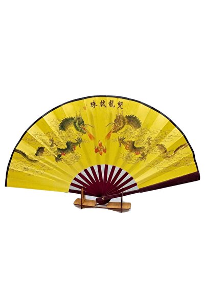 Dünyadan Hediyeler Çin Bambu Kraft Kağıt Yelpaze Orta Çanta Boy No.1