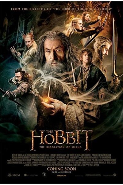 512 STORE The Hobbit Film Afiş Poster 30x42 Çerçevesiz