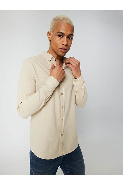 Loft Ecru Men's Shirt - Lf2027530