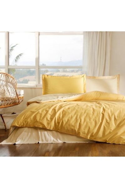 Prime Sleeks طقم غطاء لحاف مزدوج - 100% قطن، 200x220 سم، ملاءة مطاطية ومفرش س...