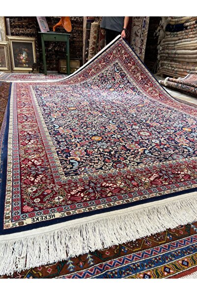 RD RAMAZAN DAĞ EL HALI SANATI El Dokuma Sümerbank Hereke Halısı İmzalı Laleza...
