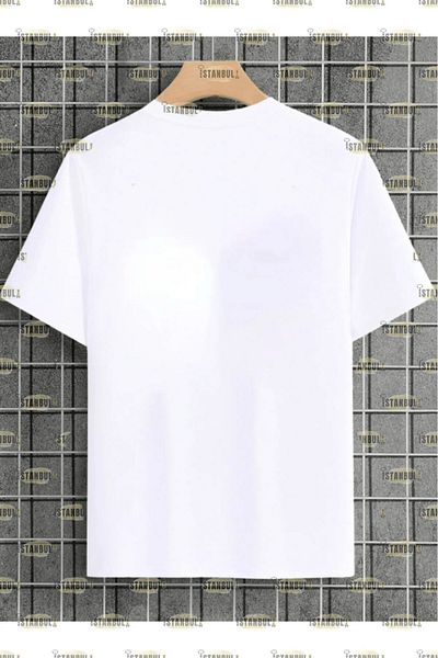 Pink Sky Vertical Printed Unisex Oversize T-Shirt