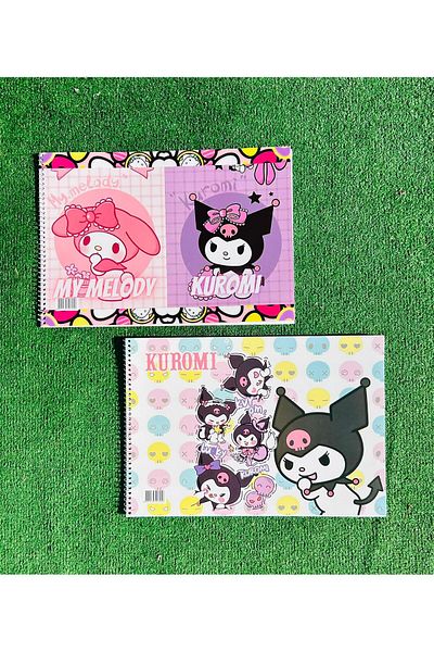 ÖZ KIRTASİYE Kuromi Picture Notebook 25X35 Cm. 15 Sheets (1 Pc)