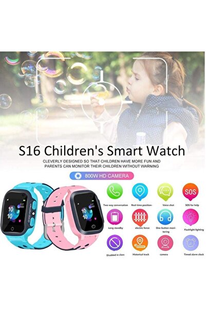 Onkatech Q500s/2024 Akıllı Çocuk Takip Saati Pembe