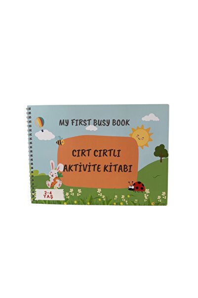 One pretty sunshine My First Busy Book Cırt Cırtlı Etkinlik Kitabım, Cırt Cırtlı aktivite kitabım, bebek zeka kartları,