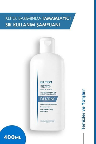 Ducky Ducray Elution 400 Ml - Sensitive Scalp Shampoo (dcx101)