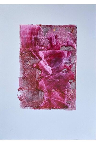 artoloji Nazlı Kayabaşı - 2022 - İlaç Kutusu/Tüketim Çılgınlığı, Bristol Kağıt Üzerine Mono Baskı, 25x35 cm