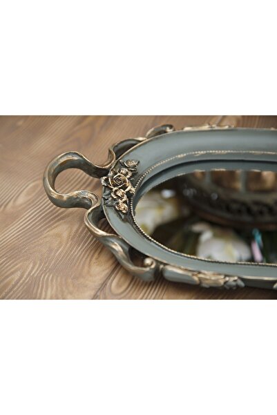 NARART Stylish Carved Mirrored Classic Presentation Tray