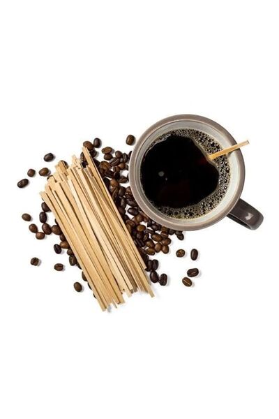Global Wooden Stirrer 1 Pack Tea-Coffee Stirrer