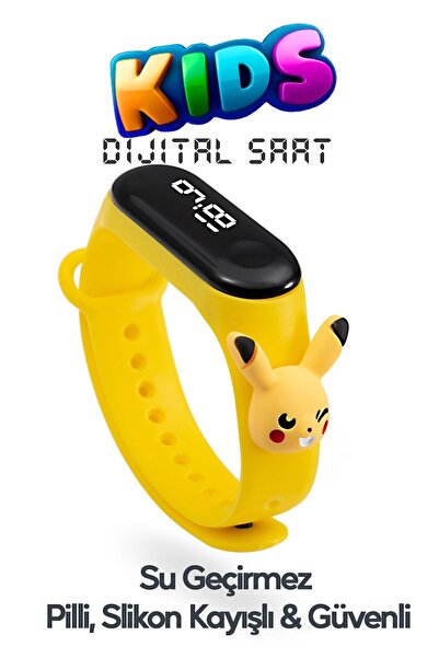 SULED Akıllı Çocuk Kol Saati Güvenli Led Su Geçirmez Silikon Dokunmatik Süper...