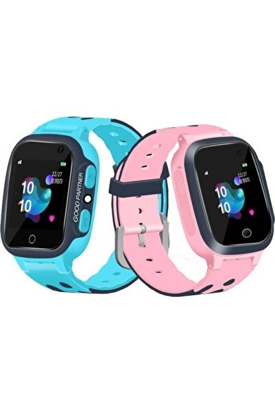 intermax Onkatech Sim Kart Girişli Uzaktan Dinleme Ve Konum Özellikli Akıllı Çocuk Takip Saati- Mavi