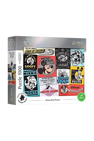 hediyecik Puzzle-10761 Disney Retro Poster 1000 Parça Puzzle