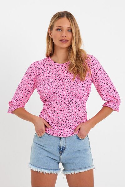 CrazyShopping Γυναικεία μπλούζα Truvakar - Σχεδιασμός με συρμάτινο μπροστινό μέρος