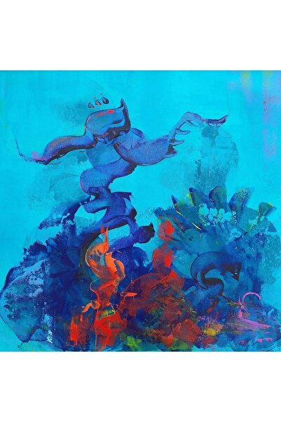 artoloji Pınar Akbaba - Isimsiz - 2022 - Tuval Üzeri Akrilik Boya - 45x45 Cm