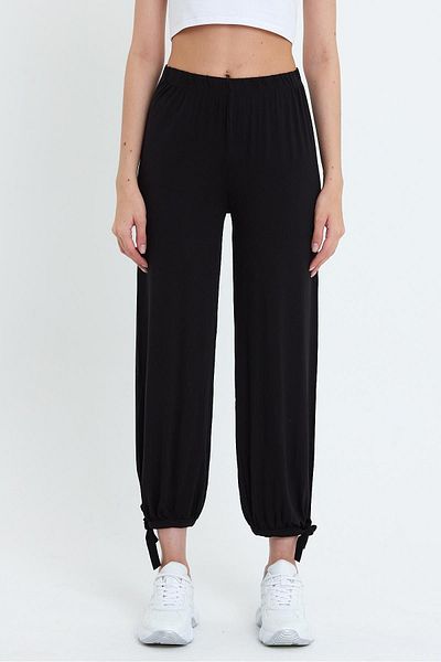 CrazyShopping Large Size Adjustable Leg Knitted Trousers Shalwar