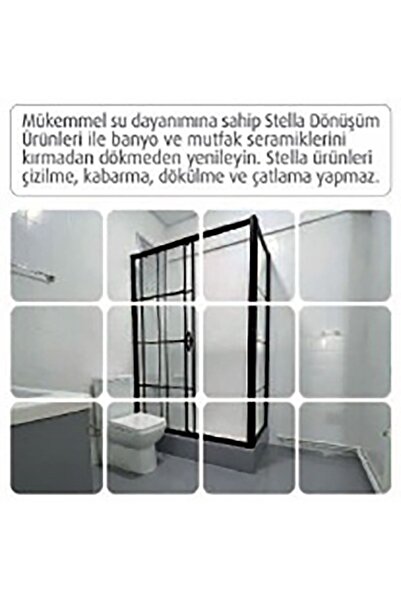 Bianca Stella Boya Banyo Zemin Ve Duvar Boyama Seti 2 Lt