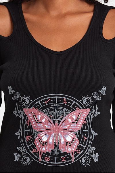 CrazyShopping rochie de dama cu decolteu camisole si detalii din piatra imprimata