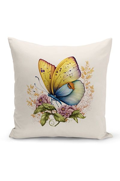 Bertille Home Vintage Series Double Sided Digital Printed Throw Pillow Case (Vintage Cushion Cover)