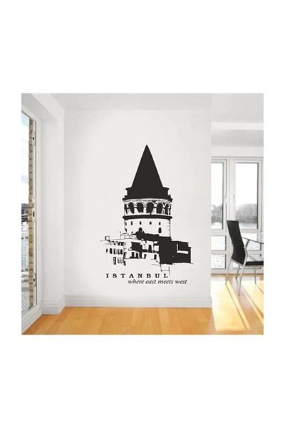 KT Decor Galata Tower Hall Room - Μοντέρνο αυτοκόλλητο τοίχου