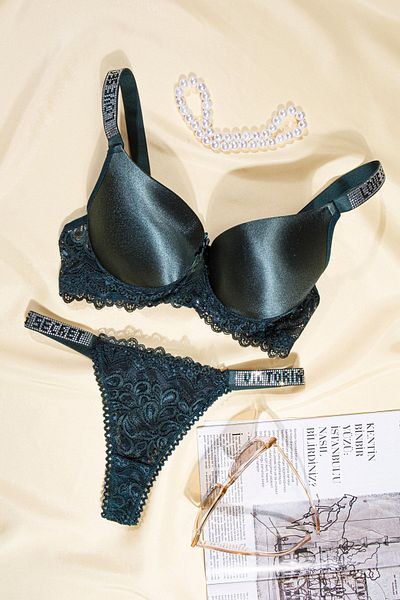Tılsım Lingerie Milky Stone Micro Underwire Push up melltartó szett - 100