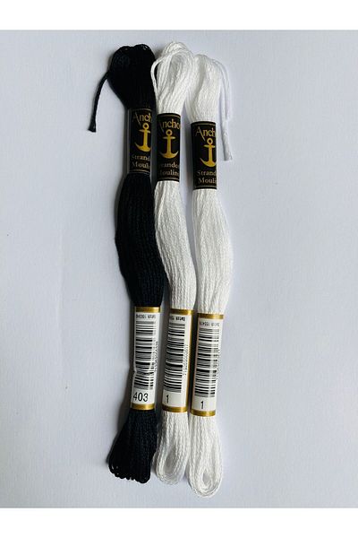 Anchor Mouline 3-Piece Tapestry Cross Stitch Embroidery Rope Sets