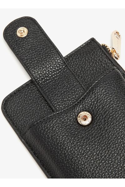 Celeste Textured Cardholder with Zip Closure