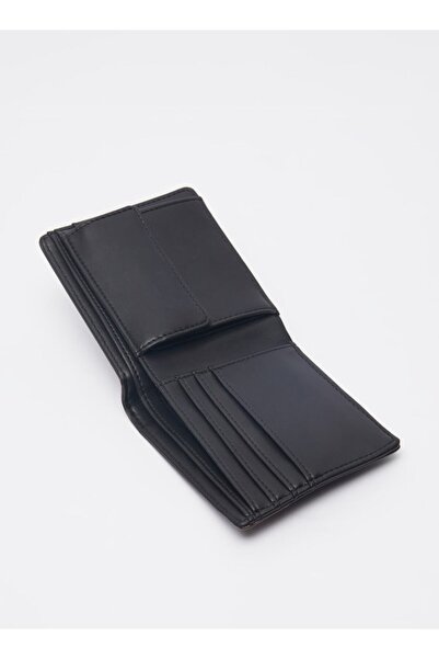 Lee Cooper Panelled Bi-Fold Wallet - W 11 x H 9.5 x D 1.5 cm