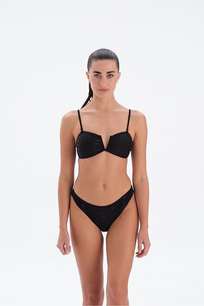Eros Schwarzer trägerloser 3336bk Bikini Tk