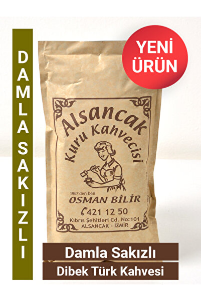 Alsancak Kuru Kahvecisi 1967'den Beri Damla Sakızlı Dibek Türk Kahvesi 100gr