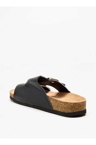 Flora Bella by Shoexpress Flora Bella Monogram Print Slip-On Sandals